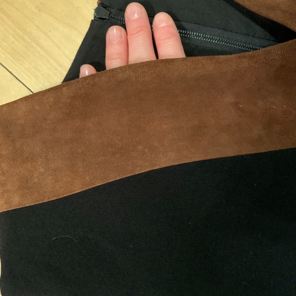 Judith & Charles - Black dress with suede details - Picture 3 of 3